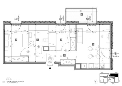 Plan 3 pok. 53m²