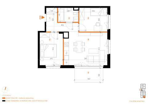 Plan 3 pok. 56m²