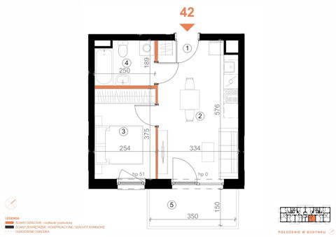 Plan 2 pok. 32m²
