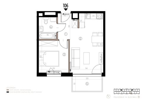 Plan 2 pok. 38m²