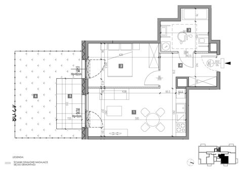 Plan 2 pok. 42m²