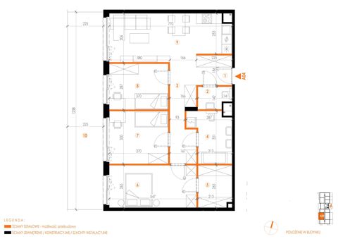 Plan 4 pok. 88m²
