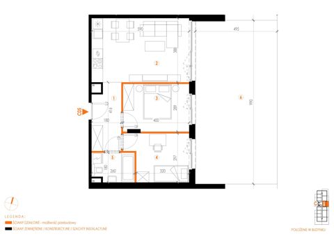 Plan 3 pok. 56m²