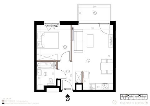 Plan 2 pok. 41m²