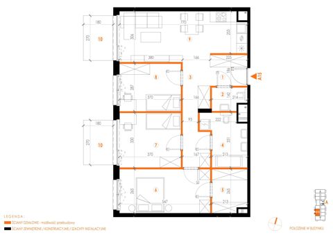 Plan 4 pok. 88m²
