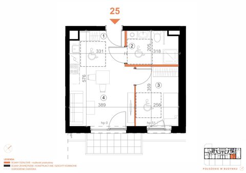 Plan 2 pok. 35m²