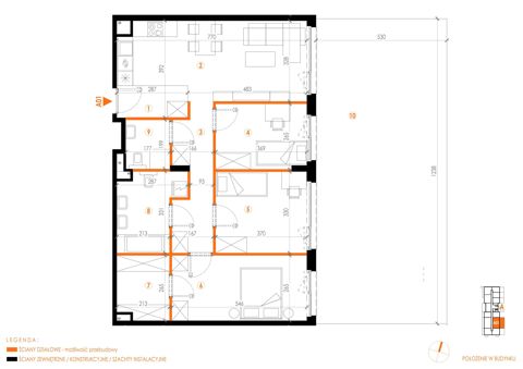 Plan 4 pok. 88m²