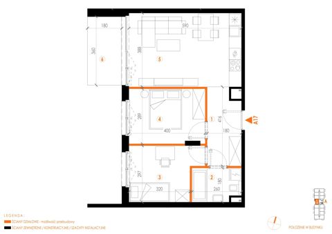 Plan 3 pok. 56m²