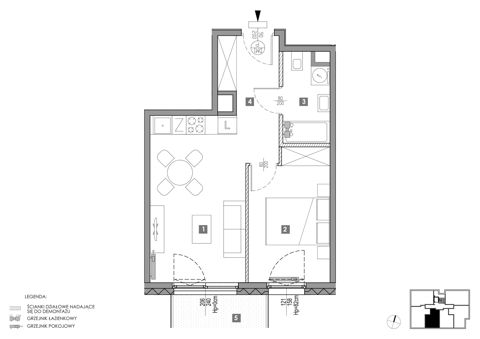 Plan 2 pok. 36m²