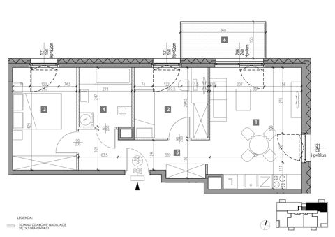 Plan 3 pok. 53m²