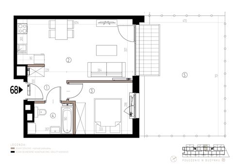 Plan 2 pok. 41m²