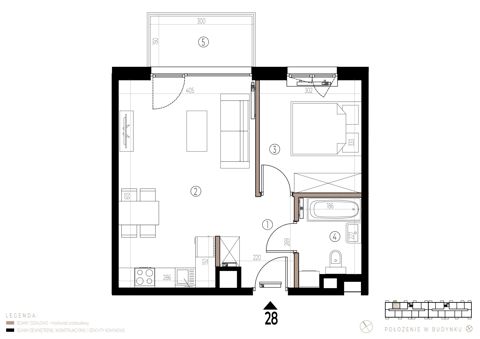 Plan 2 pok. 42m²