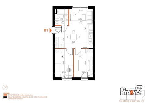Plan 3 pok. 49m²
