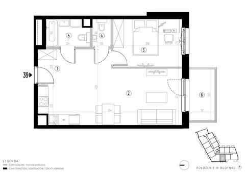 Plan 2 pok. 48m²