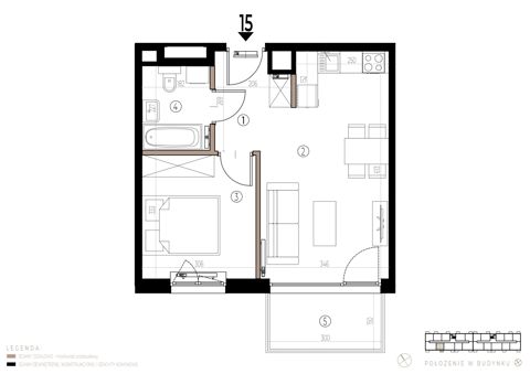 Plan 2 pok. 38m²