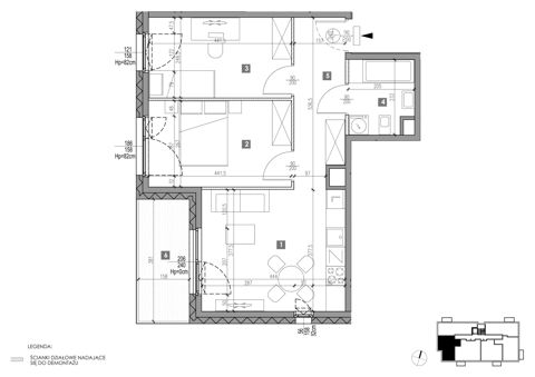 Plan 3 pok. 52m²