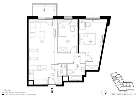 Plan 3 pok. 68m²