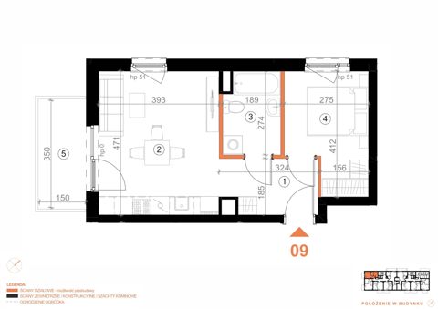 Plan 2 pok. 38m²