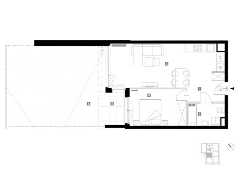 Plan 2 pok. 49m²
