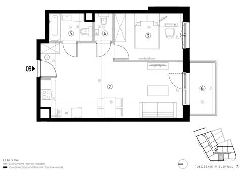 Plan 2 pok. 48m²