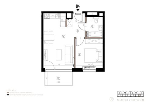 Plan 2 pok. 38m²