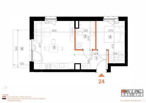 Plan 2 pok. 38m²