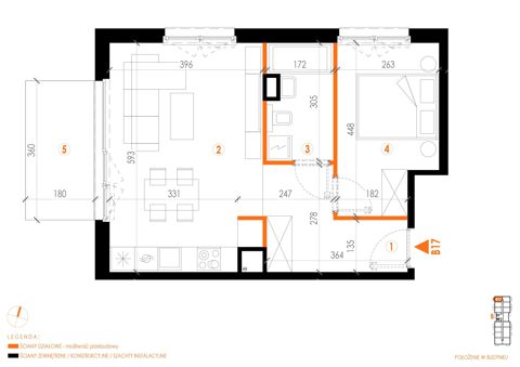 Plan 2 pok. 46m²