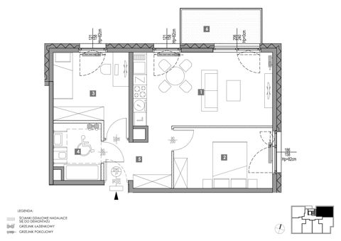 Plan 3 pok. 53m²