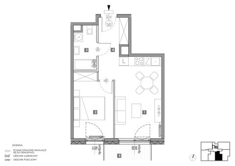 Plan 2 pok. 36m²