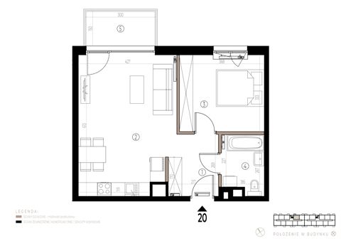 Plan 2 pok. 47m²