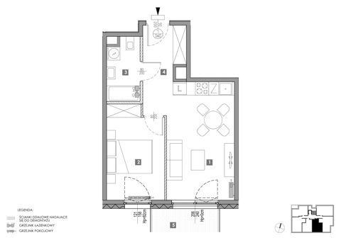 Plan 2 pok. 36m²