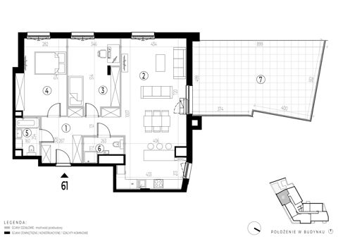 Plan 3 pok. 95m²