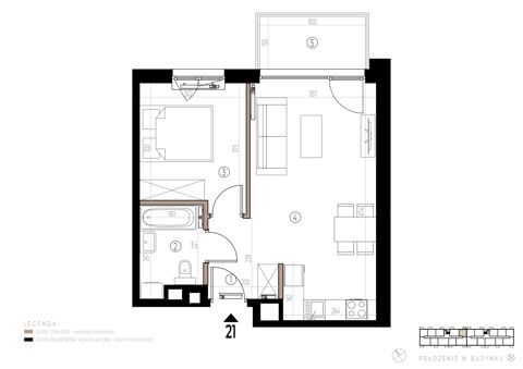 Plan 2 pok. 41m²