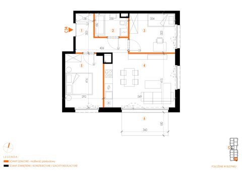 Plan 3 pok. 56m²