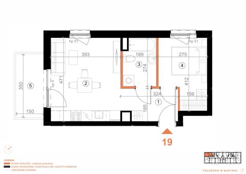 Plan 2 pok. 38m²